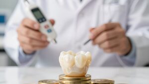 Керамическая коронка на золотых монетах как инвестиции в улыбку в 2026 году